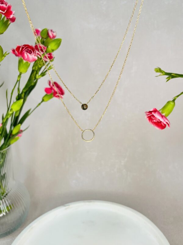 COLLIER PERSONNALISE DOUBLE JEU